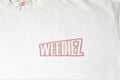 Signature Style white weediez t-shirt red logo