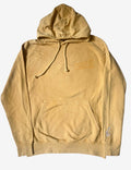 Front view of the mustard signature style T-shirt with a slightly darker mustard Weediez colored logo